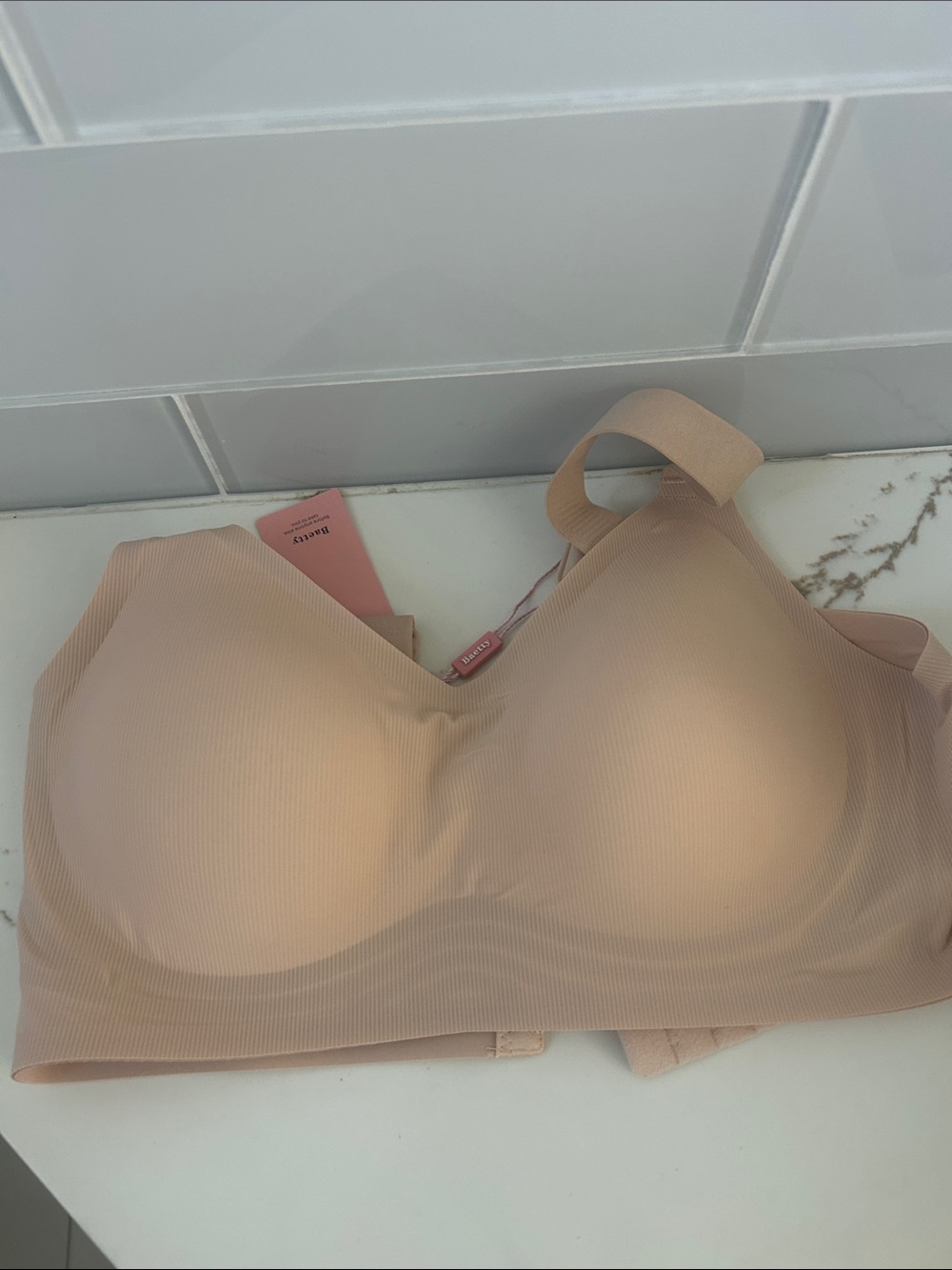 Seamless Light Pink Wireless Everyday Bra